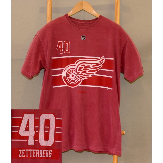 Футболка Reebok NHL Detroit Red Wings Henrik Zetterberg #40  В НАЛИЧИИ в Ярославле