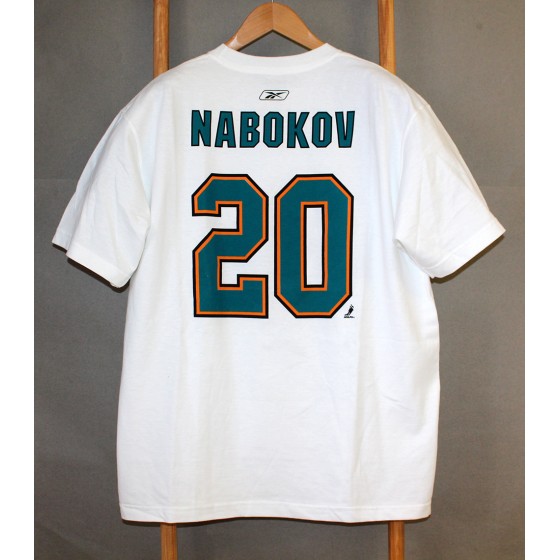 Футболка Reebok NHL San Jose Sharks Evgeni Nabokov #20 В НАЛИЧИИ в Ярославле