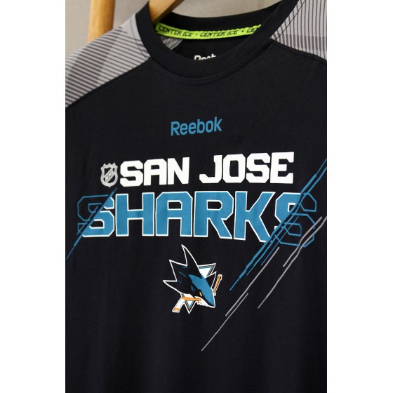 Футболка  Reebok NHL San Jose Sharks Play Dry  В НАЛИЧИИ в Ярославле