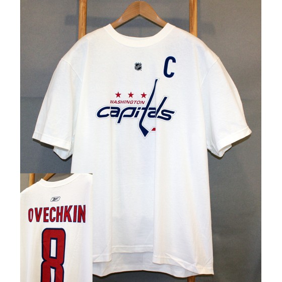 Футболка Reebok NHL  Washington Capitals Alexander Ovechkin #8 В НАЛИЧИИ в Ярославле